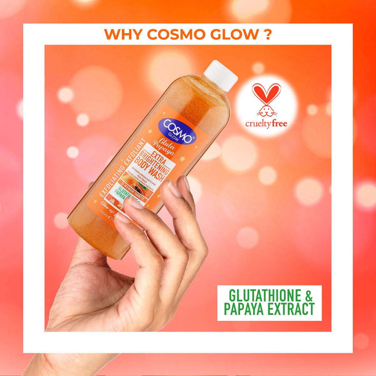 Cosmo Glow Extra Brightening Exfoliating Body Wash